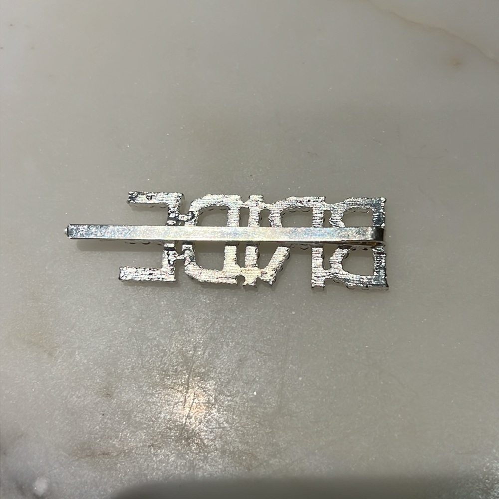“Bride” Rhinestone Hair Clip - Picture 2 of 2